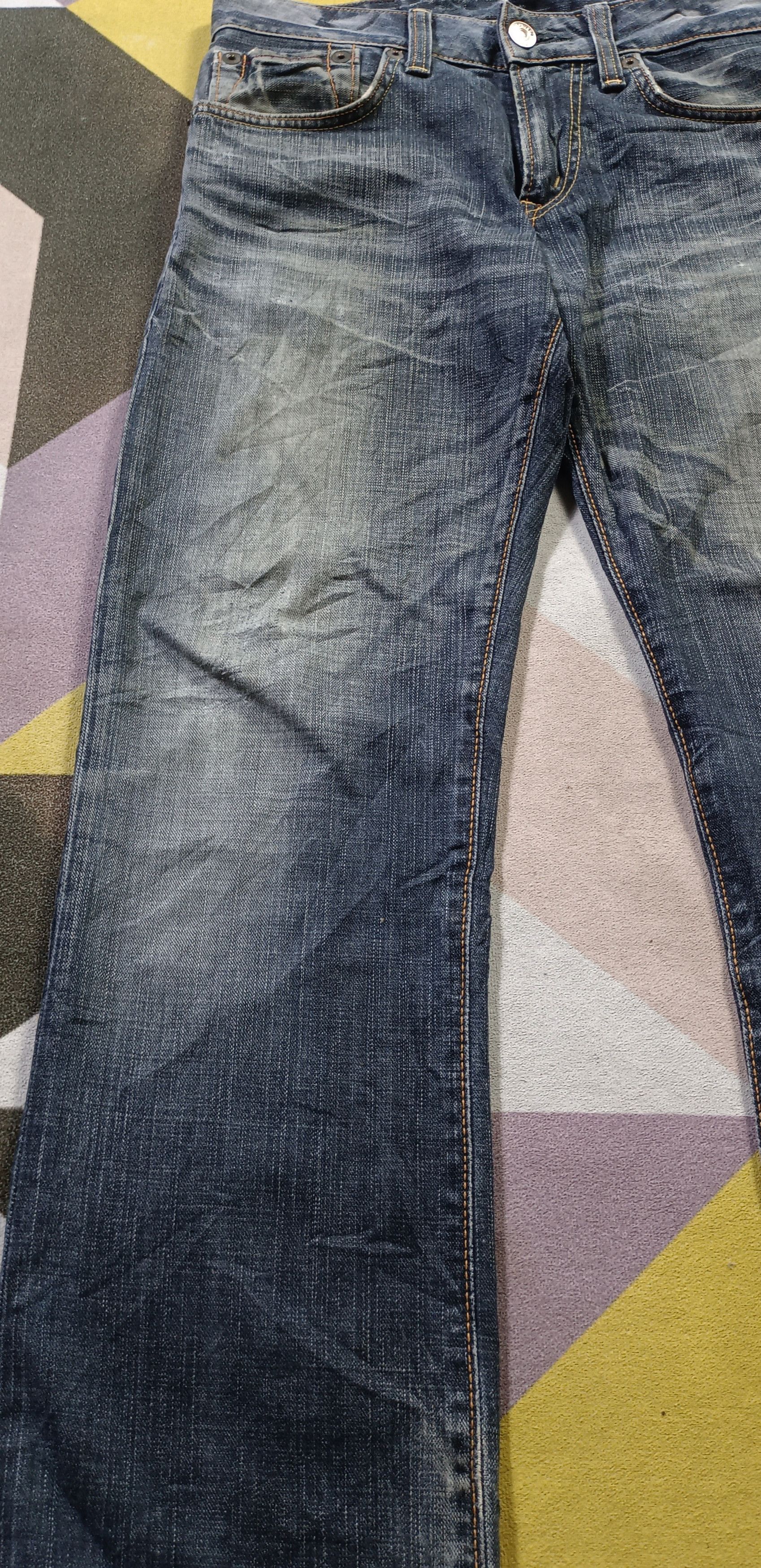 Edwin Vintage Edwin Blue Trip Edgeline 503 Distressed Denim Size US 32 / EU 48 - 4 Thumbnail