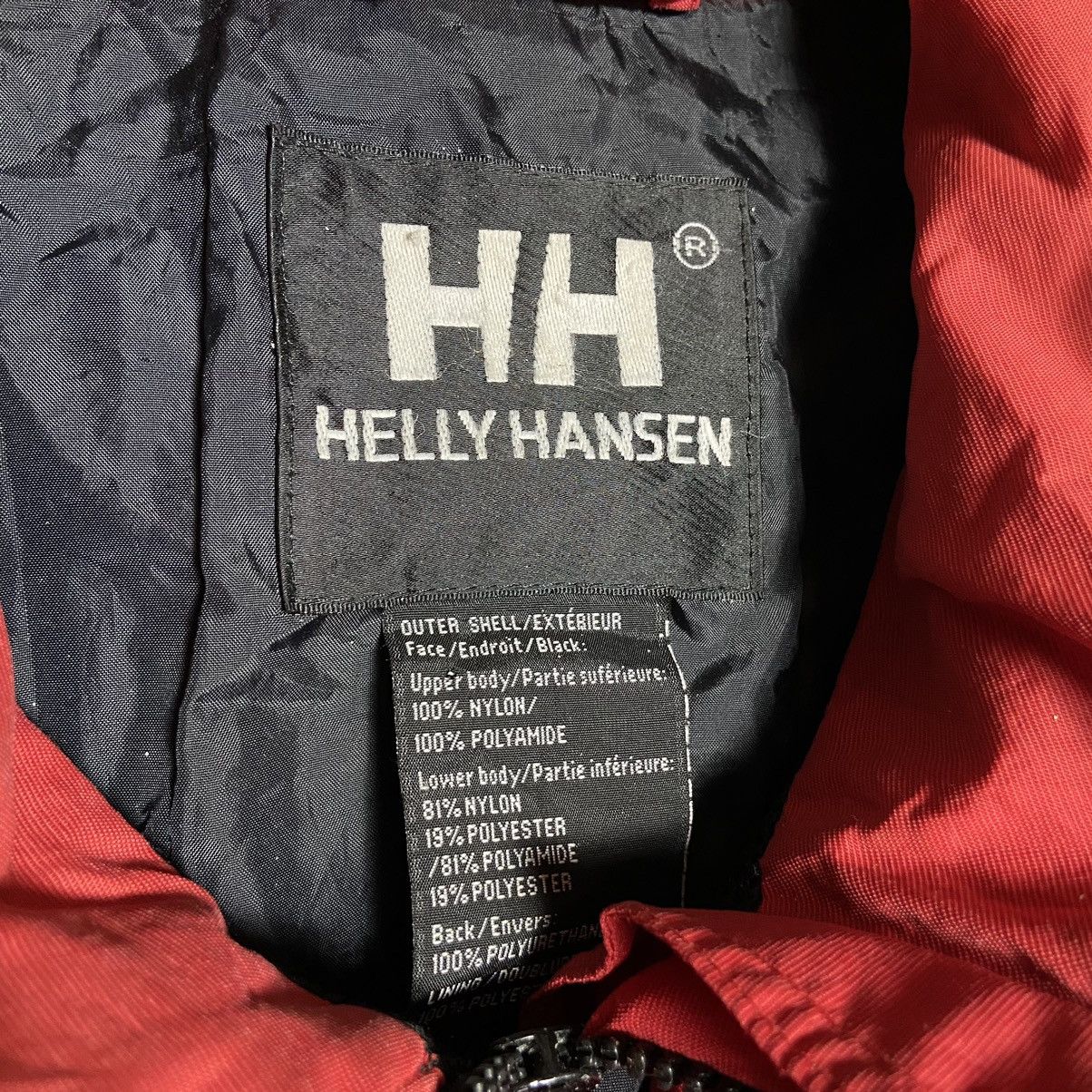 Helly Hansen × Vintage Vintage 90s Helly Hansen Full Zip Windbreaker Hoodie Jacket Size US L / EU 52-54 / 3 - 8 Thumbnail