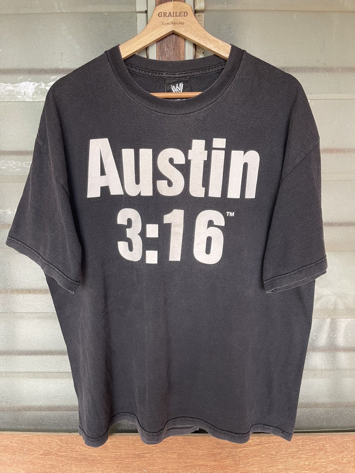 WWE Vintage Stone Cold Austin 3 : 16 Skull Shirt Tee Size US XL / EU 56 / 4 - 3 Thumbnail