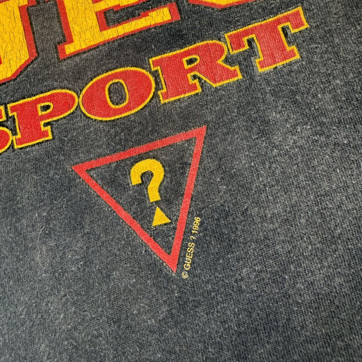 Guess Vintage 90’s Faded Team Guess Sports 1996 Spellout T-shirt Size US S / EU 44-46 / 1 - 8 Thumbnail