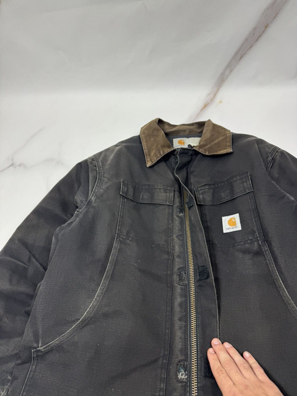 Carhartt Vintage Carhartt Distressed Workwear Jacket Size US XL / EU 56 / 4 - 9 Thumbnail