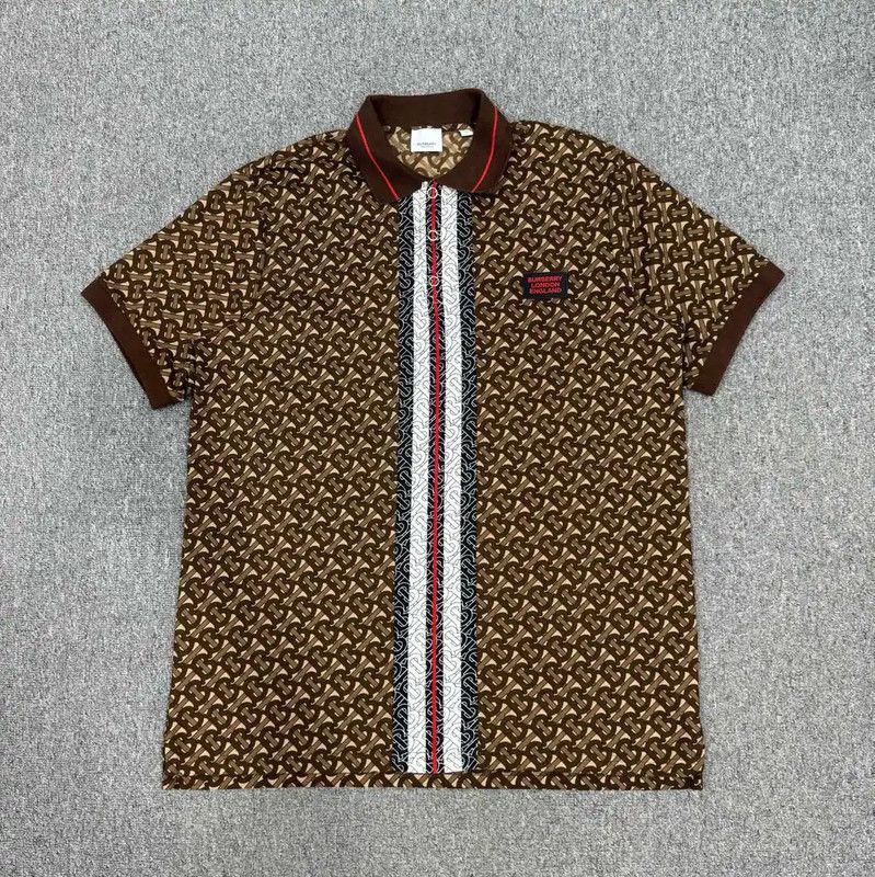 Burberry Burberry Multicolor Cotton Men's Polo Shirt Size US XL / EU 56 / 4 - 1 Thumbnail