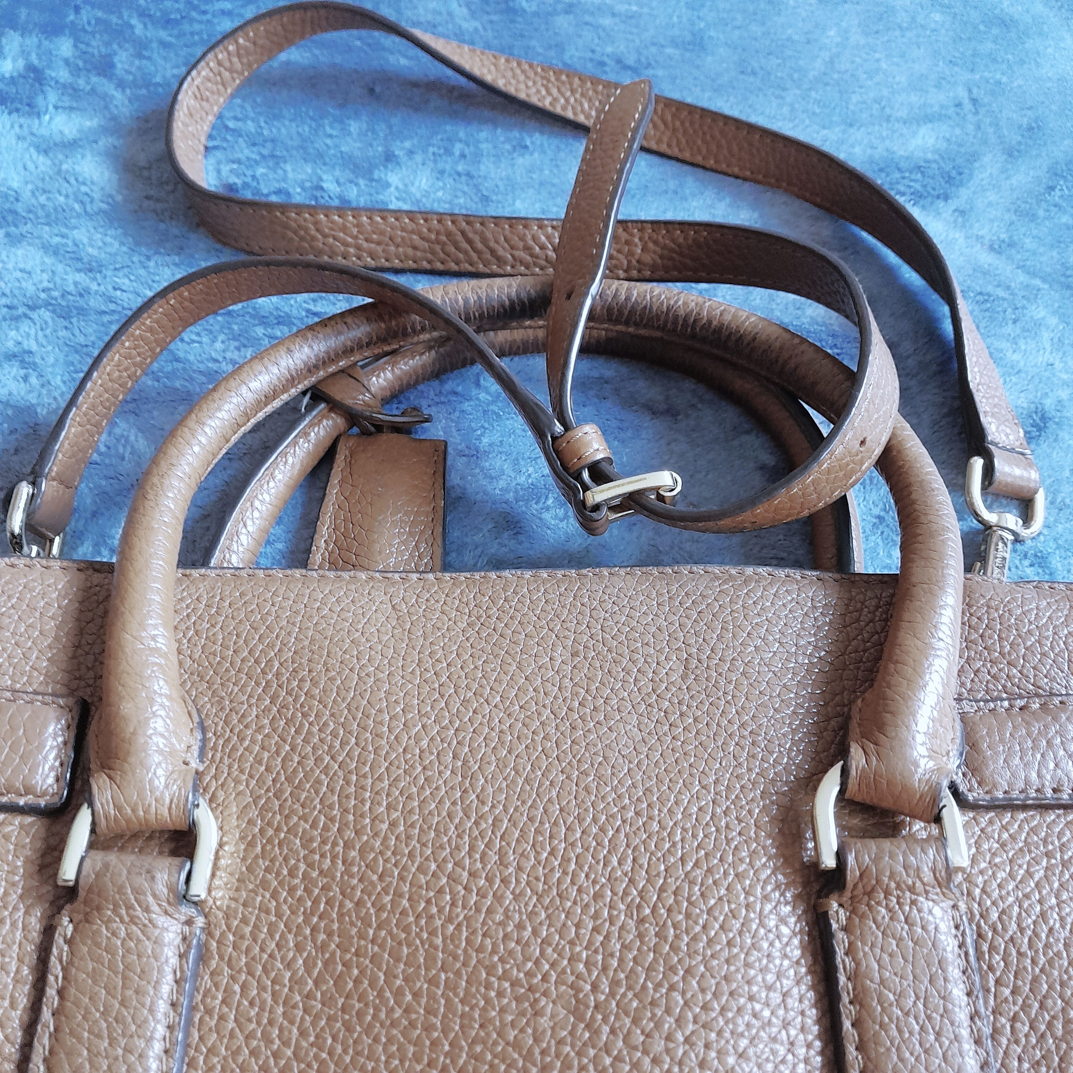 Michael Kors Michael Kors Women’s Brown Crossbody Leather Bag Size ONE SIZE - 8 Thumbnail