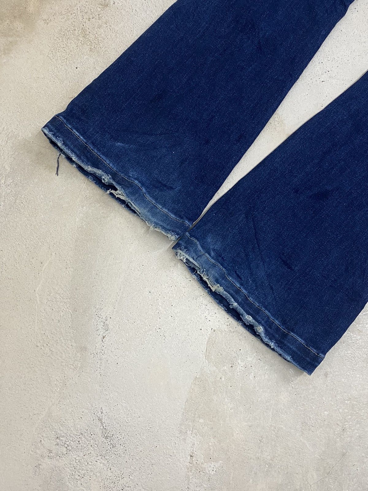 Hysteric Glamour × Japanese Brand × Tornado Mart Vintage Bell Botton Kancan Distressed Washed Stretch Jean Size US 28 / EU 44 - 13 Thumbnail