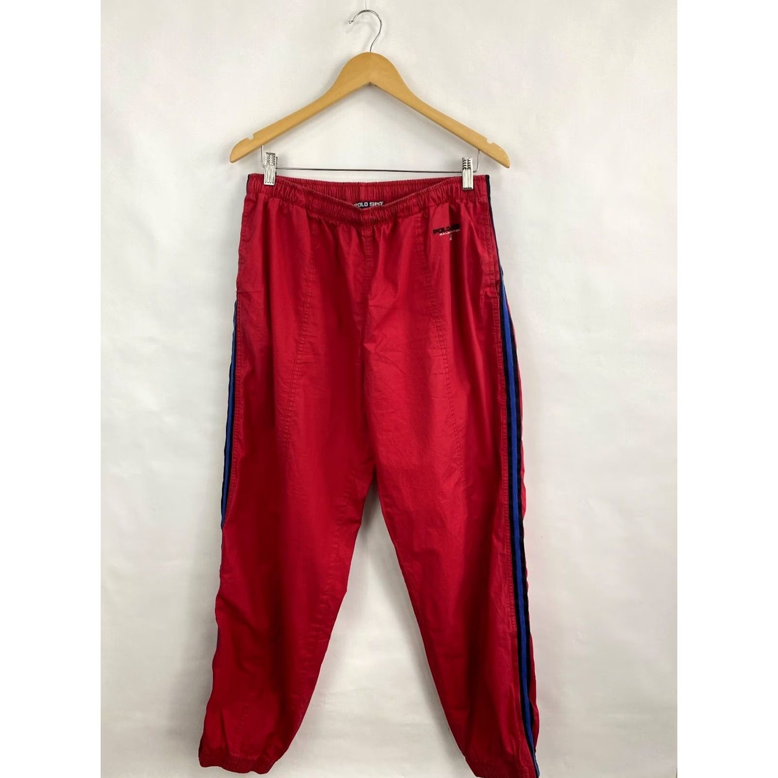 Polo Ralph Lauren VINTAGE Polo Ralph Lauren Pants Men L Red 90s Polo Sport Retro Hype Size US L / EU 52-54 / 3 - 4 Thumbnail