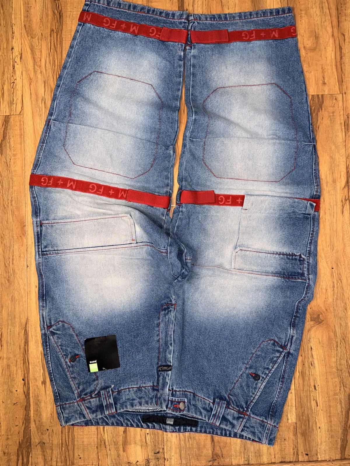 Marithe + Francois Girbaud Vintage 90s Marithe Francois Girbaud Wide-Leg Jeans Size US 44 / EU 60 - 9 Thumbnail