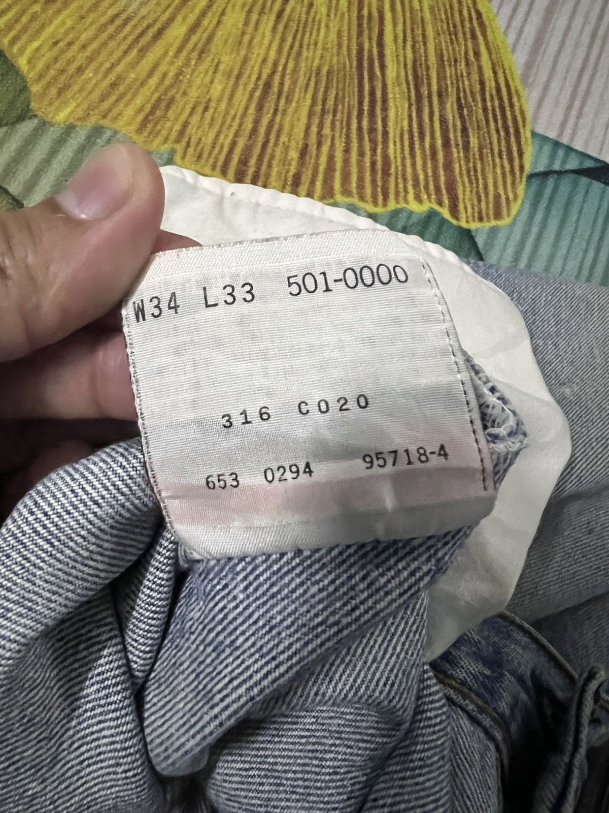 Levi's 💥Vintage 90’s Levis 501xx Distress Mud Wash Jean USA Size US 32 / EU 48 - 22 Thumbnail