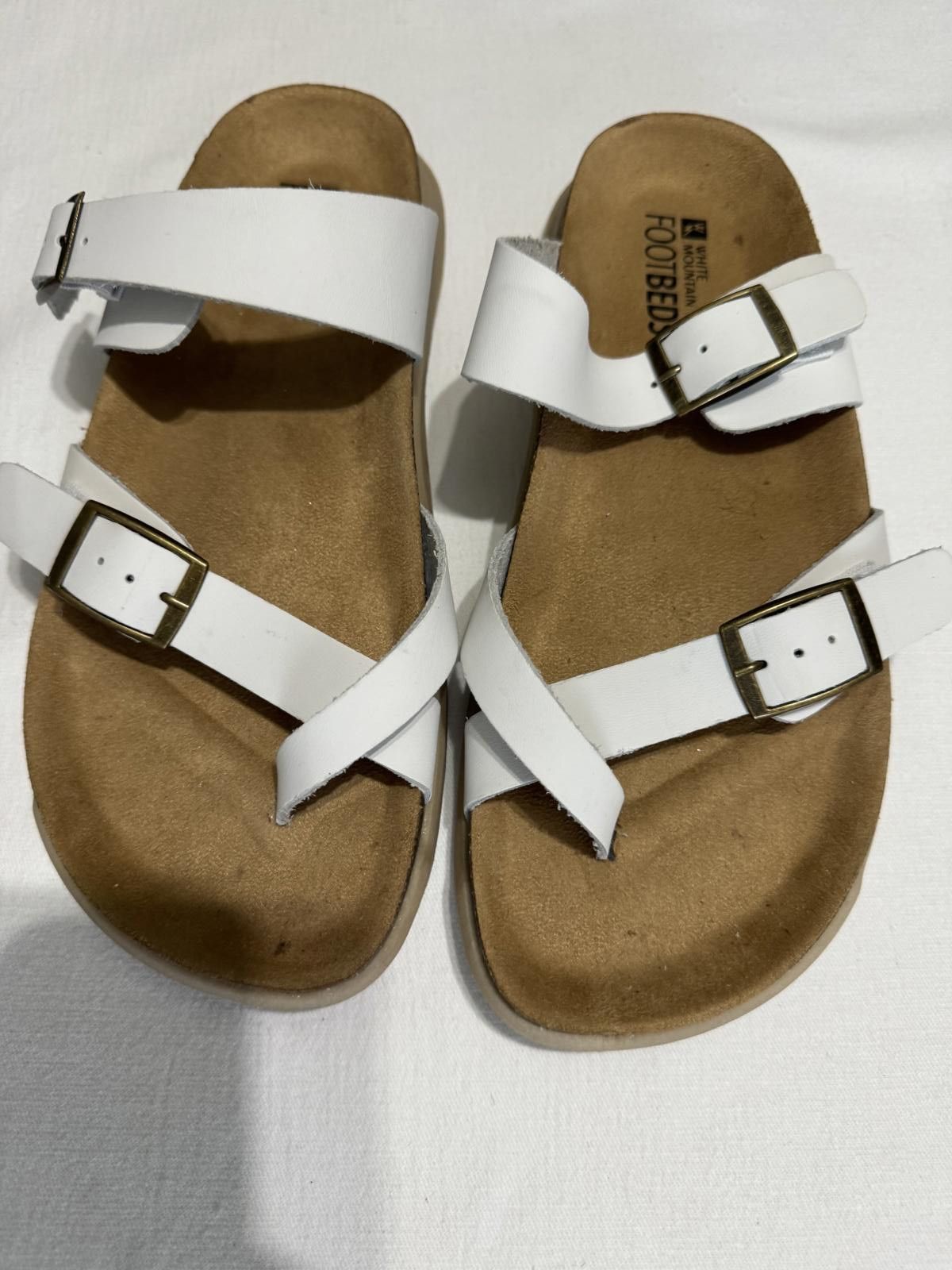 White Mountaineering Comfortable White Sandals with Adjustable Buckles Size US 9 / IT 39 - 2 Thumbnail