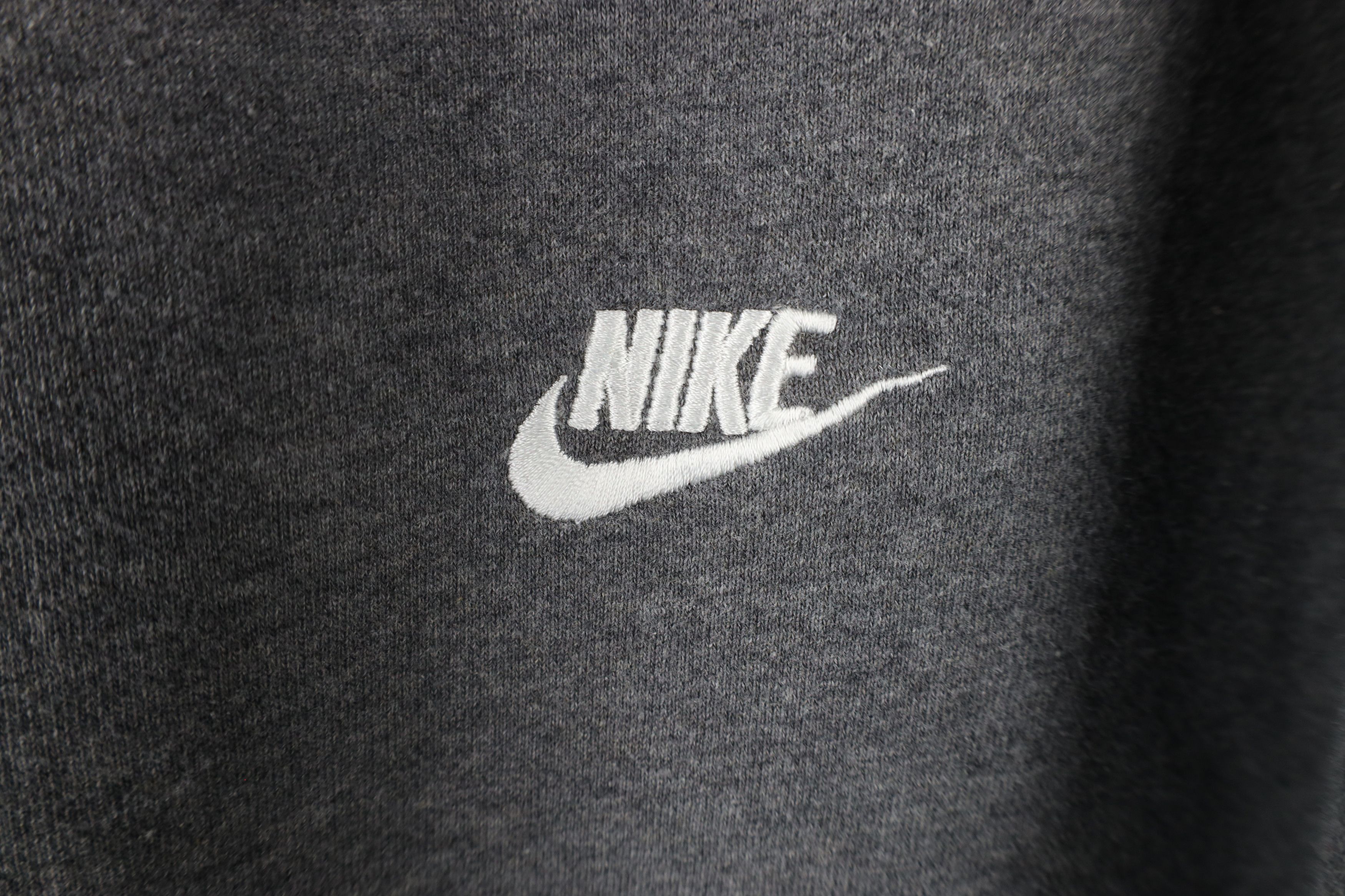 Nike × Vintage Vintage Y2K Nike Scott Mini Swoosh Crewneck Sweatshirt Gray Size US XL / EU 56 / 4 - 4 Thumbnail