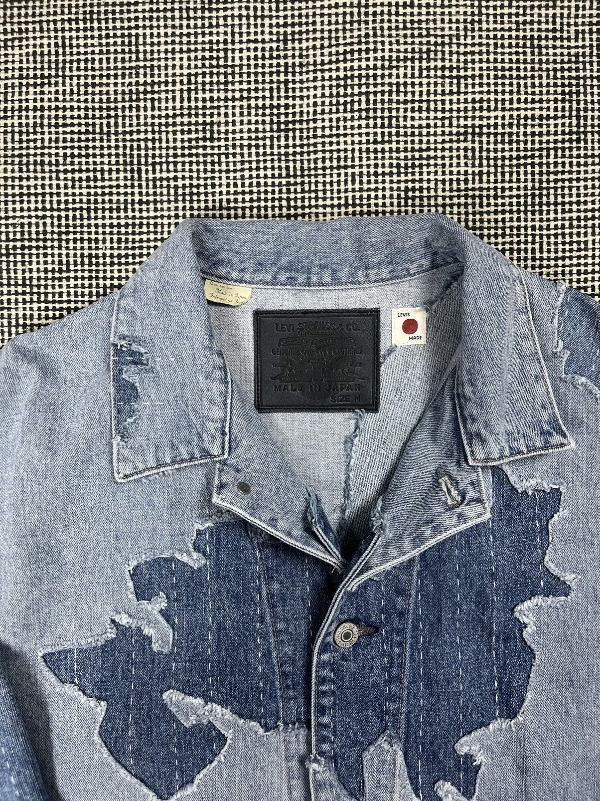 Levi's Made & Crafted Levi’s made in Japan sashiko utility trucker jacket rare Size US M / EU 48-50 / 2 - 6 Thumbnail