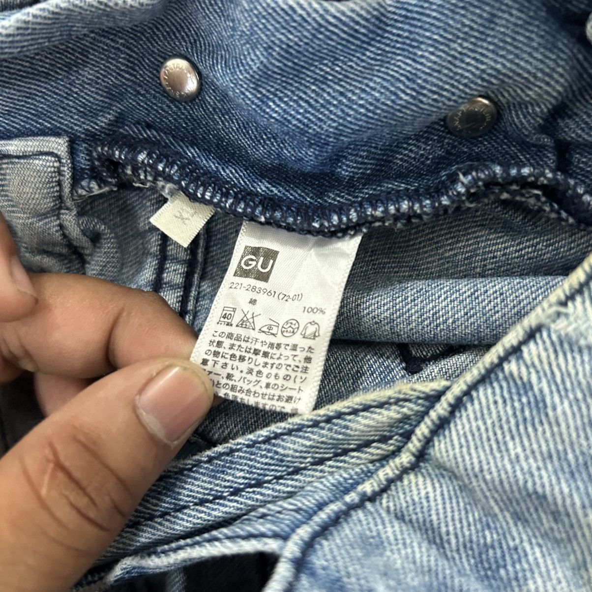 Vintage Vintage Gu Jeans Bid Overall Distressed Denim Size US 34 / EU 50 - 15 Thumbnail