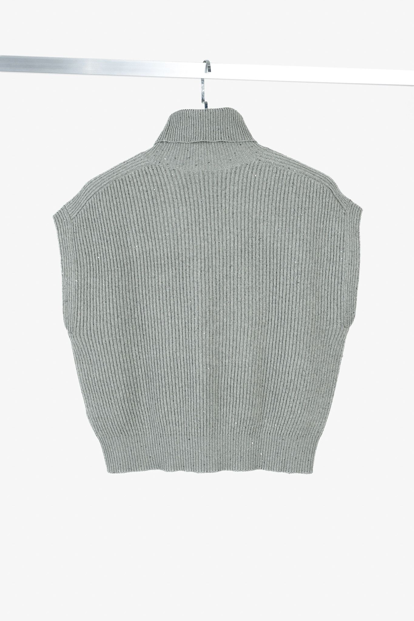 Brunello Cucinelli Brunello Cucinelli Cashmere-Blend Sequin Turtleneck Sweater Size M / US 6-8 / IT 42-44 - 2 Thumbnail