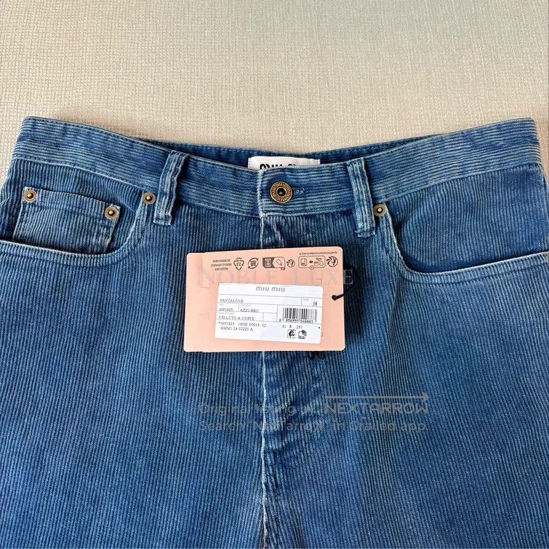 Miu Miu Miu Miu 36 Corduroy jeans Size 35" - 3 Thumbnail