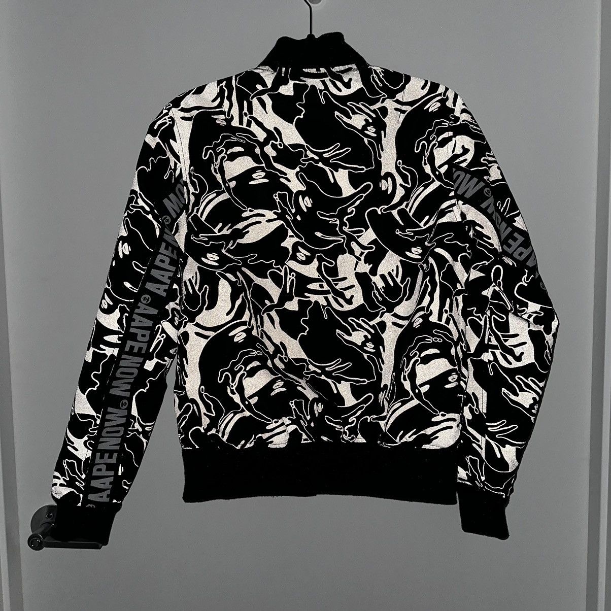 Aape AAPE Reversible Reflective Bomber Jacket Size US S / EU 44-46 / 1 - 10 Thumbnail