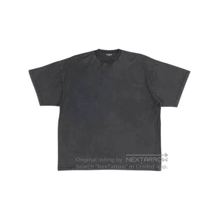Balenciaga Balenciaga Black Oversized Short Sleeve T. Size US M / EU 48-50 / 2 - 1 Thumbnail