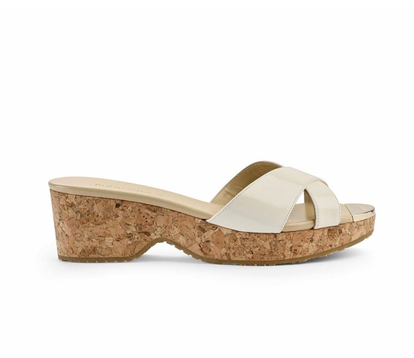 Jimmy Choo Jimmy Choo Panna Patent Wedges Size US 7.5 / IT 37.5 - 2 Thumbnail
