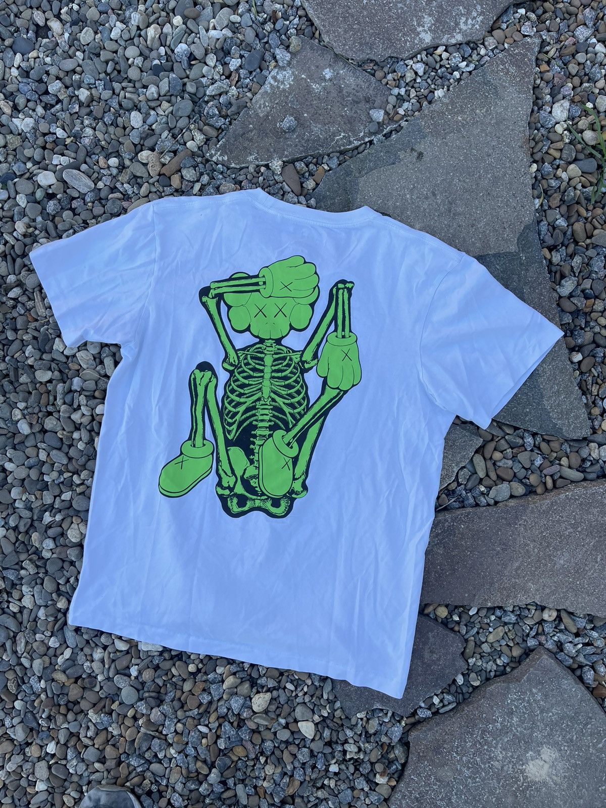 Japanese Brand × Kaws × Uniqlo 2016 Kaws x Uniqlo Skeleton new fiction tokyo first release Size US M / EU 48-50 / 2 - 3 Thumbnail