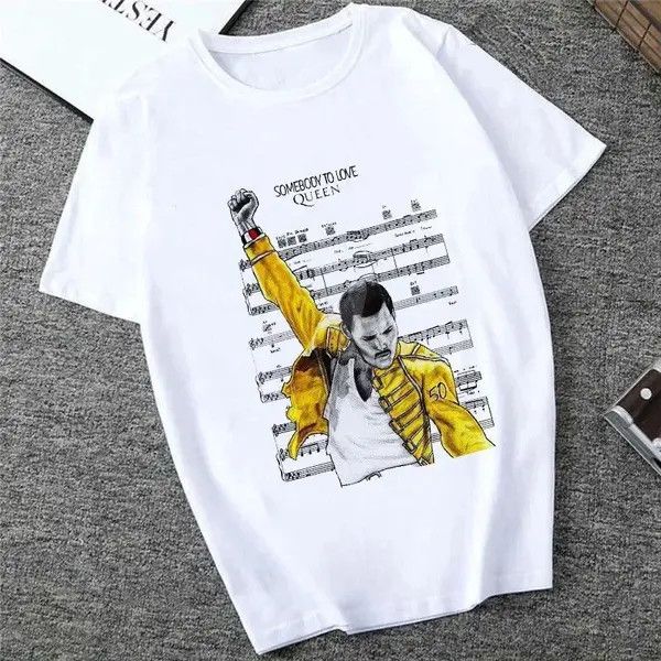 VIBE Sleeve T Shirt The Queen Band Graphic Print Size M / US 6-8 / IT 42-44 - 4 Thumbnail