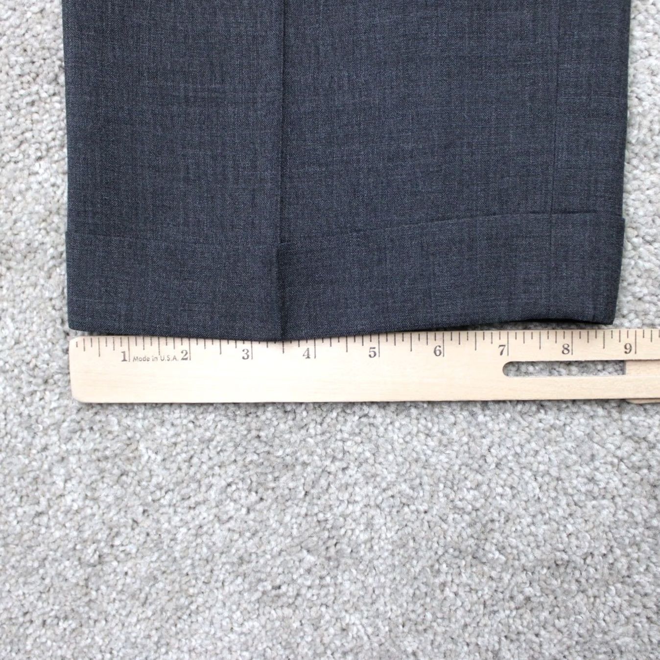 Ralph Lauren LAUREN Ralph Lauren Pants Mens 36 x 32 Gray 100% Wool Pleated Dress Pants Regular Fit Vintage? No Size US 36 / EU 52 - 4 Thumbnail