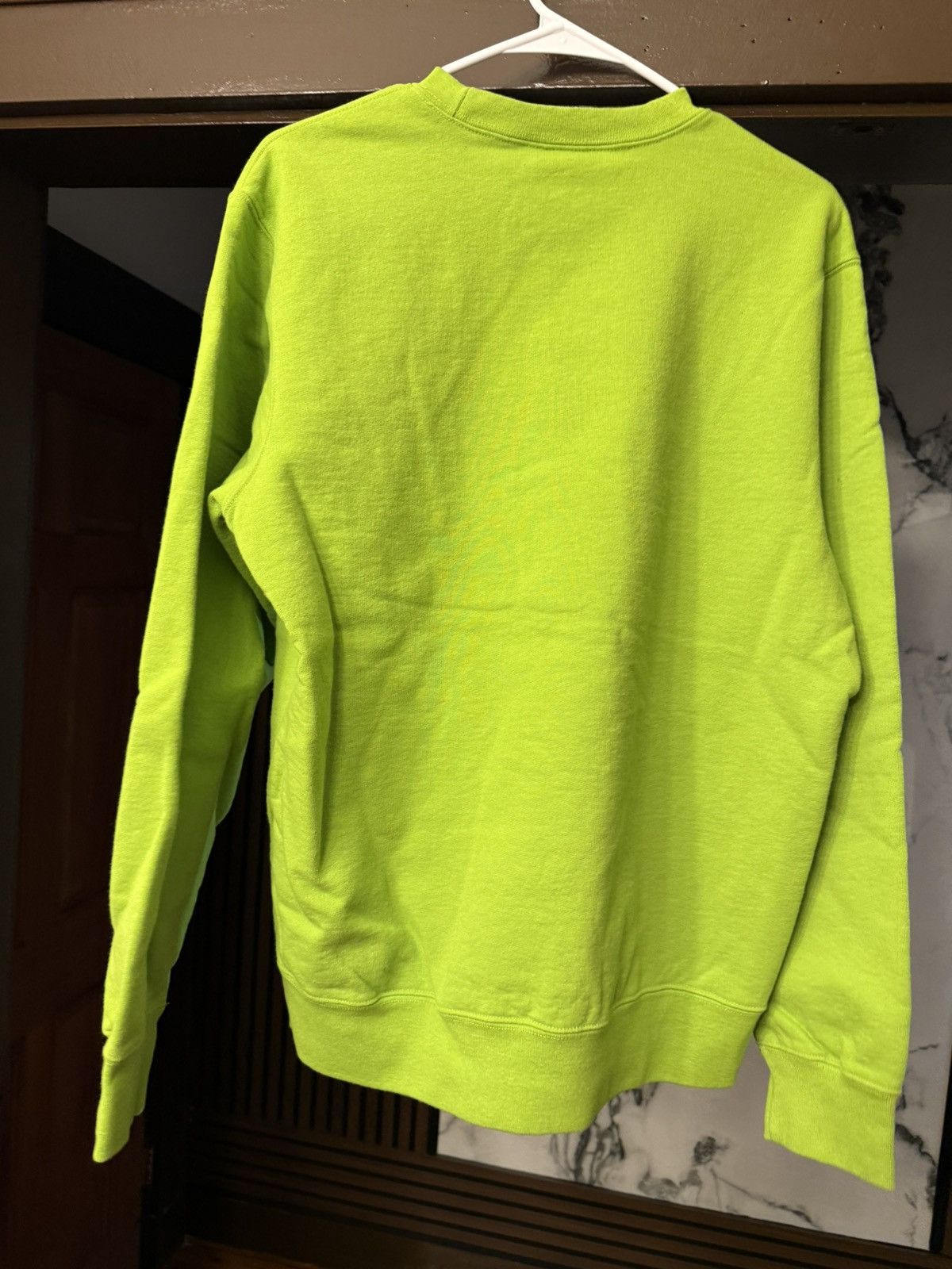 Supreme SUPREME CUTOUT BOX LOGO CREWNECK SWEATSHIRT LIME SS20 Medium Size US M / EU 48-50 / 2 - 7 Thumbnail