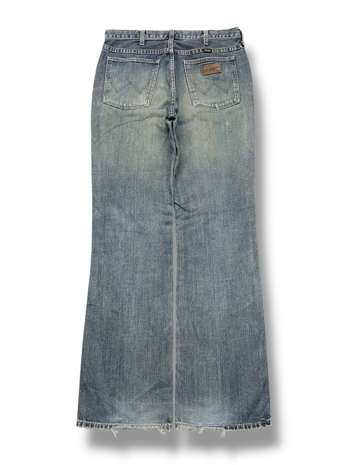 Wrangler Vintage Wrangler Japan - Faded Wash, Boocut Wide Leg Jeans Size US 32 / EU 48 - 3 Thumbnail