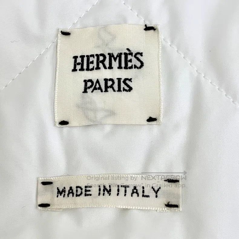 Hermes Hermes White Classic Embroidered Printed Cotton Stand Coll Size XS / US 0-2 / IT 36-38 - 5 Thumbnail