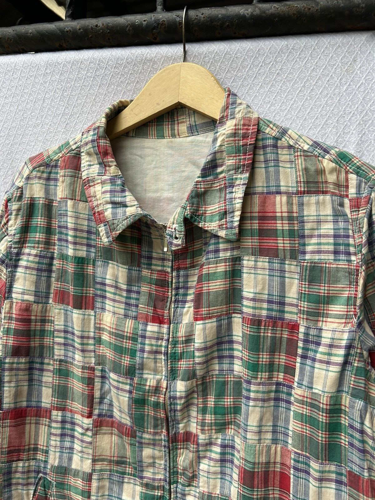 20471120 × Japanese Brand × United Arrows Japanese patchwork zip jacket style Ifsixwasnine LGB Size US L / EU 52-54 / 3 - 8 Thumbnail