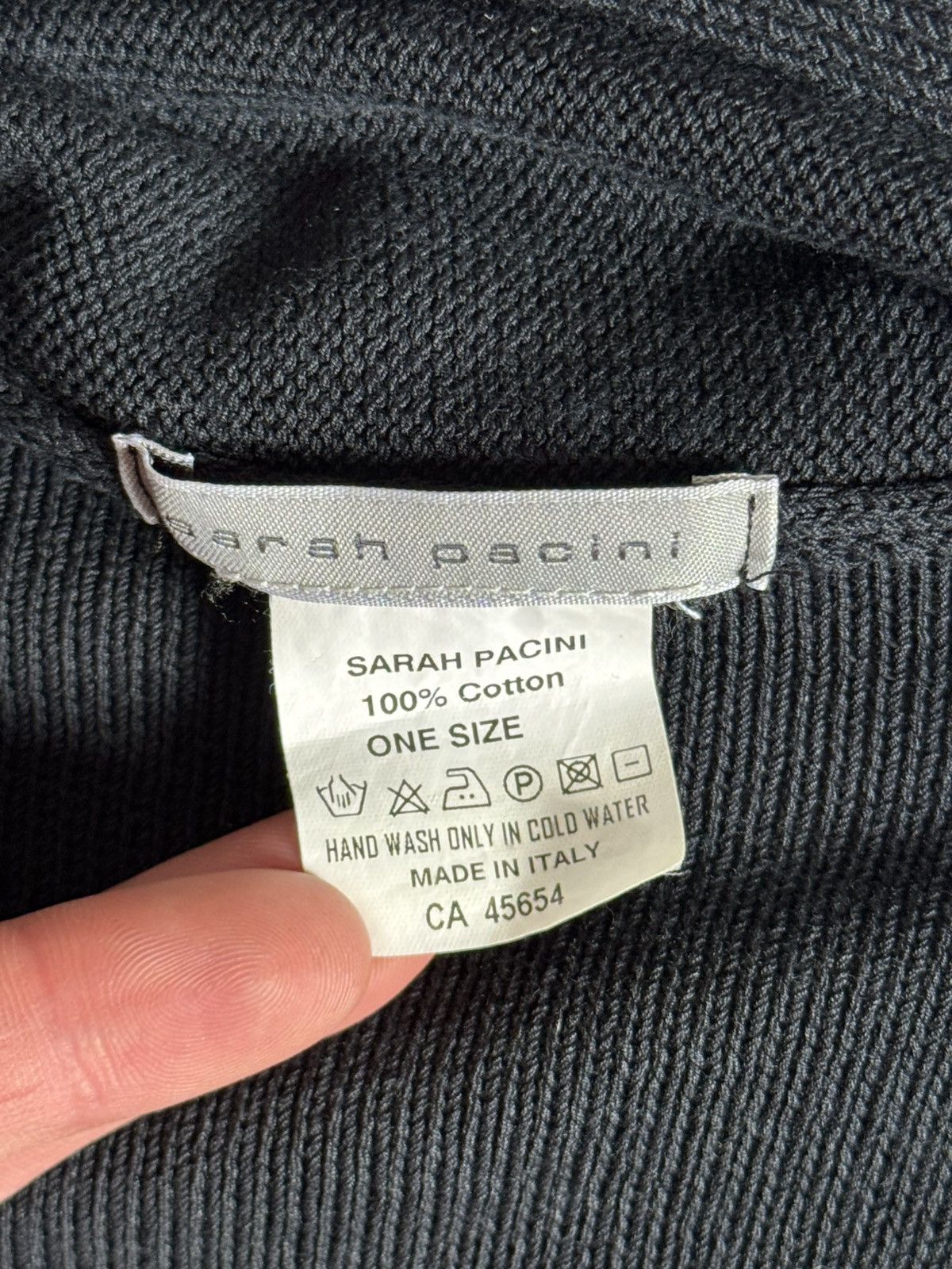 Sarah Pacini Sarah Pacini one size knitwear cardigan jacket cape poncho Size ONE SIZE - 4 Thumbnail