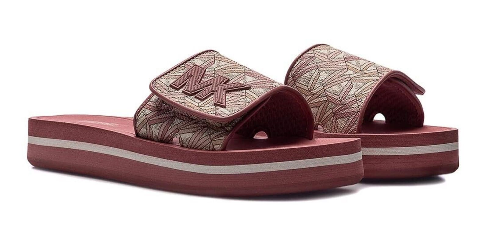 Michael Kors Michael Kors Women Platform Slide Sandals Rose 9 M NEW Size US 9 / IT 39 - 1 Thumbnail