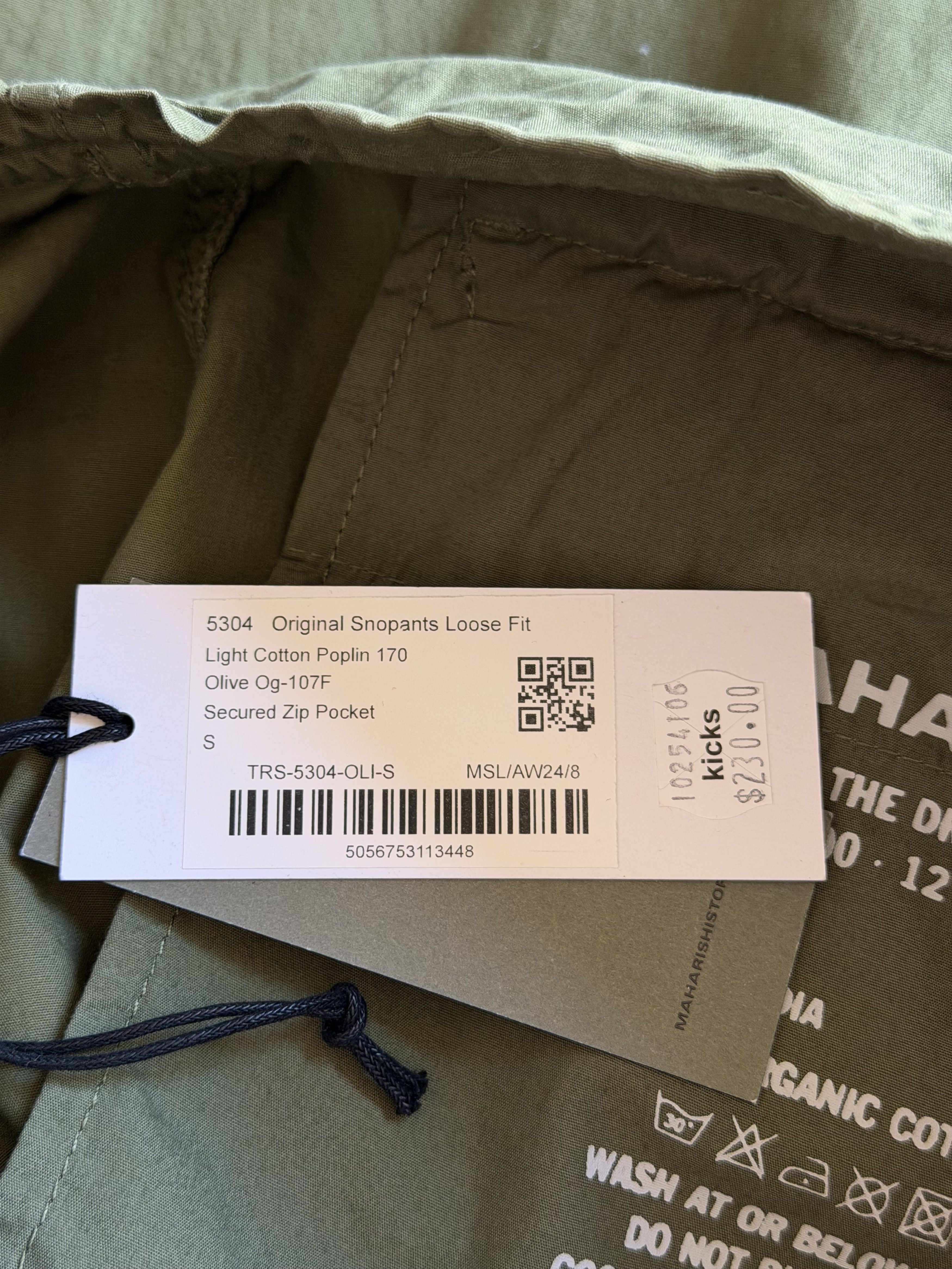 Maharishi Maharishi 5304 Original Snopants in Olive Green Size US 33 - 7 Thumbnail