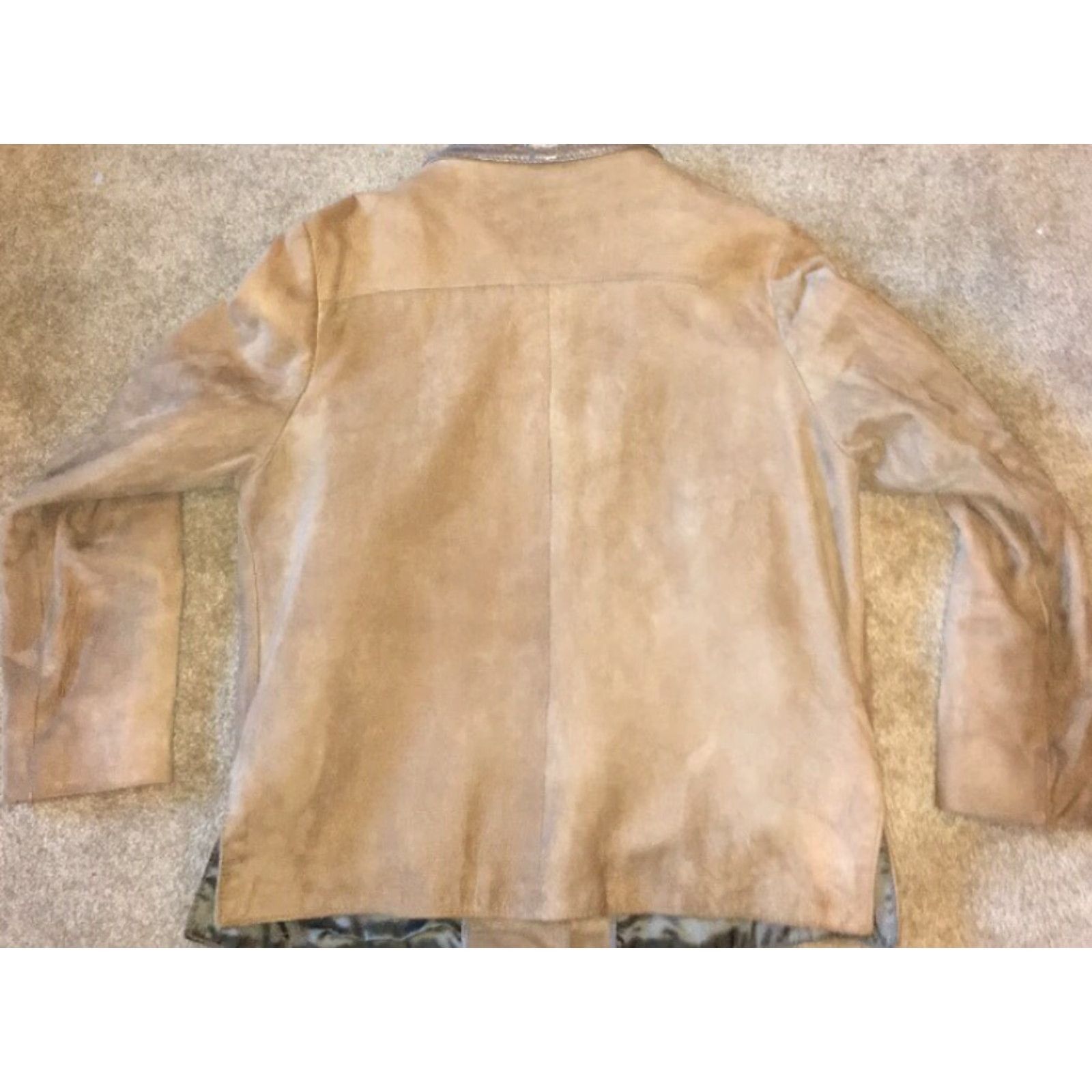 Vintage VINTAGE Highlander Womens Jacket Zip Out Fleece Lined Leather Suede XS Brown Leather Lining Solid Zip Jacket Women’s XS Brown Size XS / US 0-2 / IT 36-38 - 4 Thumbnail