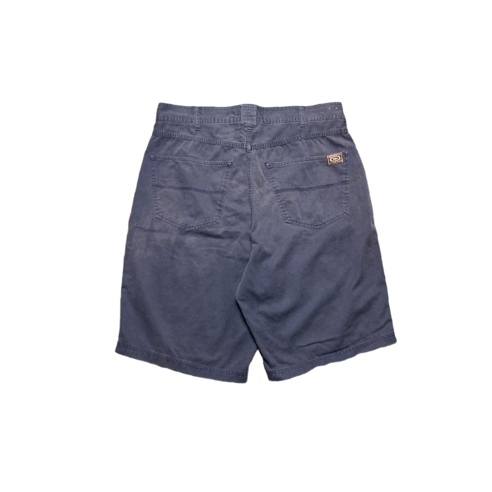 Mossimo VINTAGE Mossimo Shorts Cotton Twill Wide Leg Baggy Skater Button Fly Blue 36 Mens Size US 36 / EU 52 - 1 Thumbnail