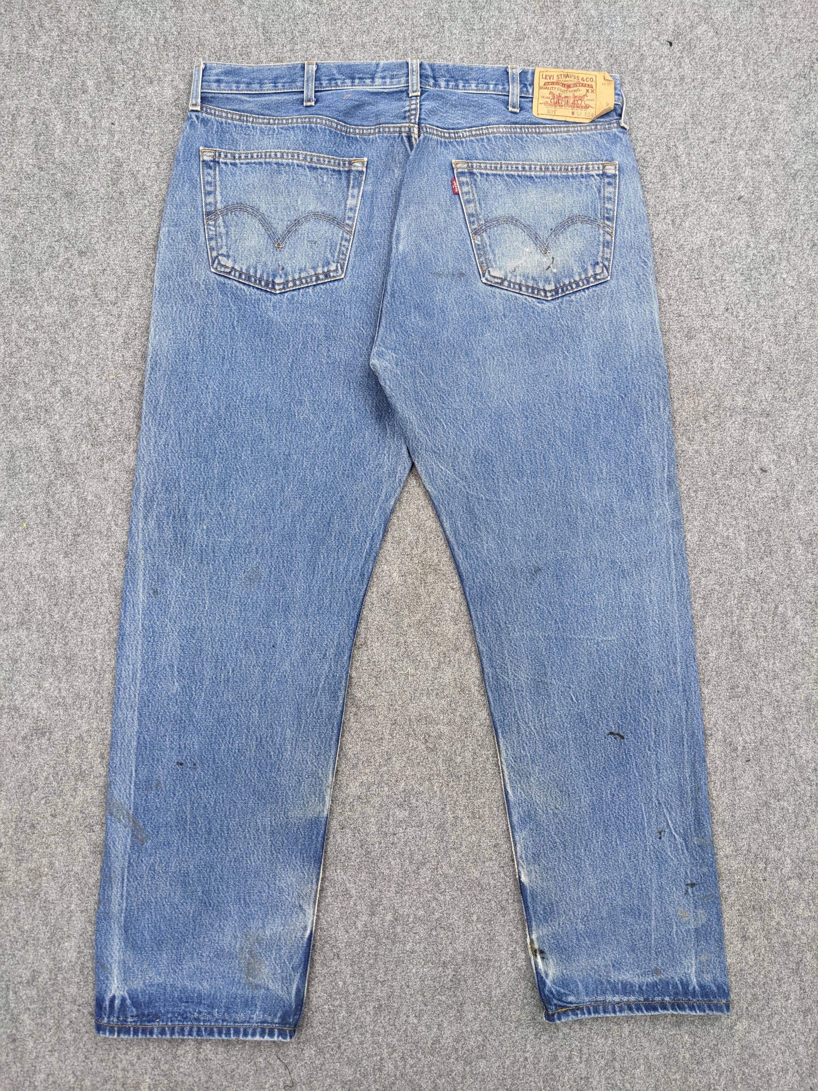 Levi's × Vintage Vintage Levi's 501 Faded Blue Denim DJ0018Z Size US 39 - 3 Thumbnail