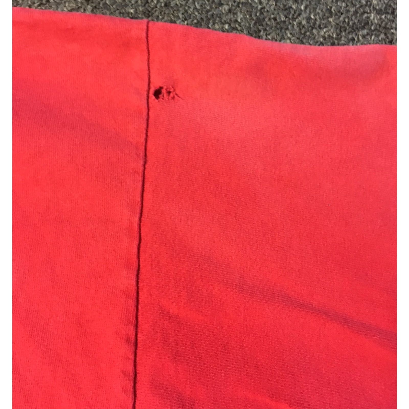 Vintage VINTAGE 90s Faded Distressed Shirt XL USA Single Stitch Grunge Surf Punk Skate Trend Basics Shirt Mens Red Pocket T-Shirt USA Grunge 90s XL Mens Size US XL / EU 56 / 4 - 4 Thumbnail