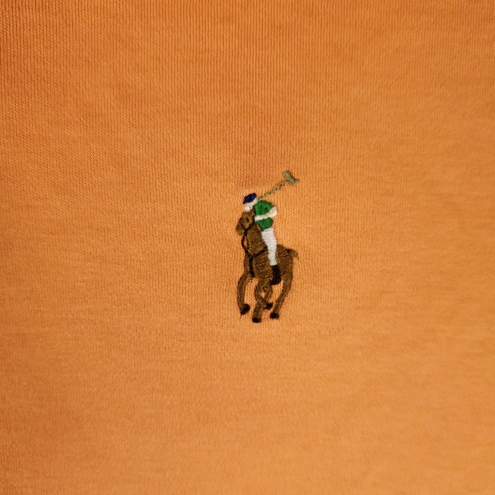 Ralph Lauren Ralph Lauren Polo Shirt Mens Medium Orange Casual Short Sleeve Solid Classic Preppy Size US M / EU 48-50 / 2 - 3 Thumbnail
