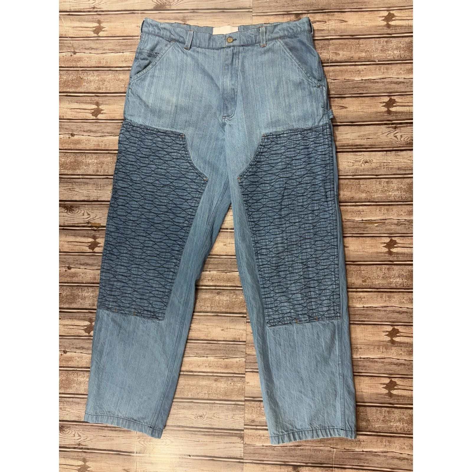 18 East Eigtheen East STUDIO double knee pant jean size M co