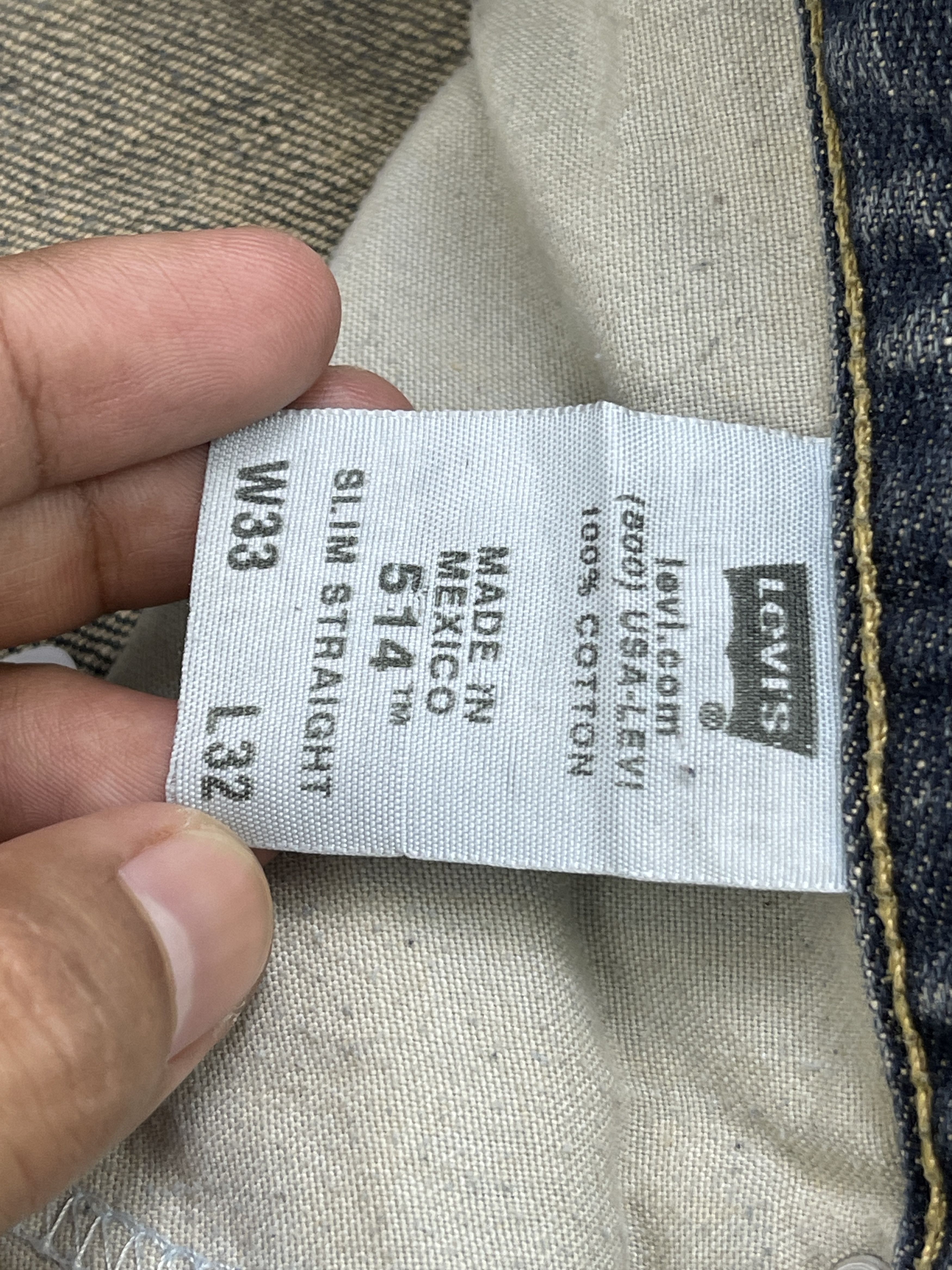Levi's Slim Straight Vintage Levis 514 Denim Size US 32 / EU 48 - 7 Thumbnail