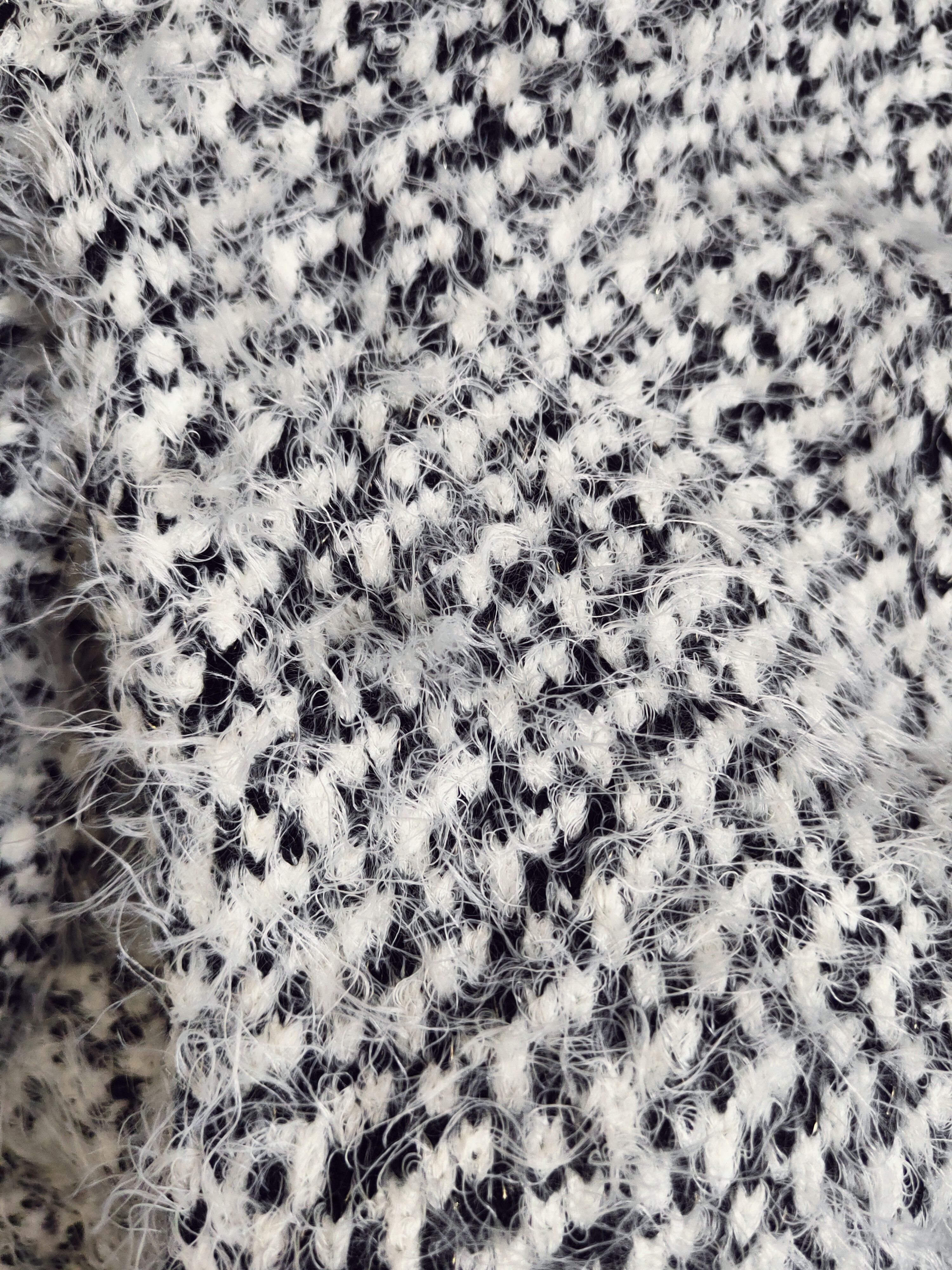 Japanese Brand DL Rope shaggy Fur Mohair Knitwear Cardigan #46-1003 Size M / US 6-8 / IT 42-44 - 10 Thumbnail