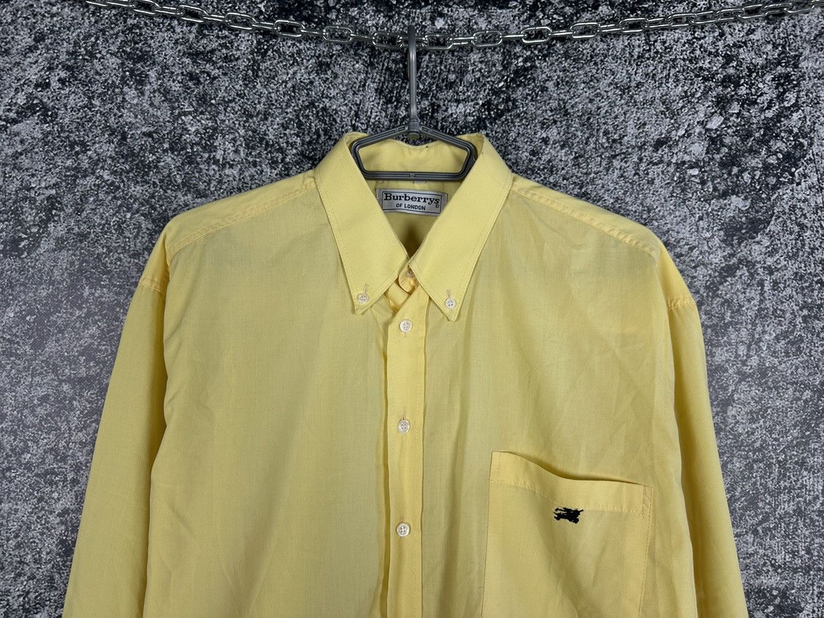 Burberry Vintage 90s Burberry Long Sleeve Shirt Button Up Rare Size L Size US L / EU 52-54 / 3 - 2 Thumbnail