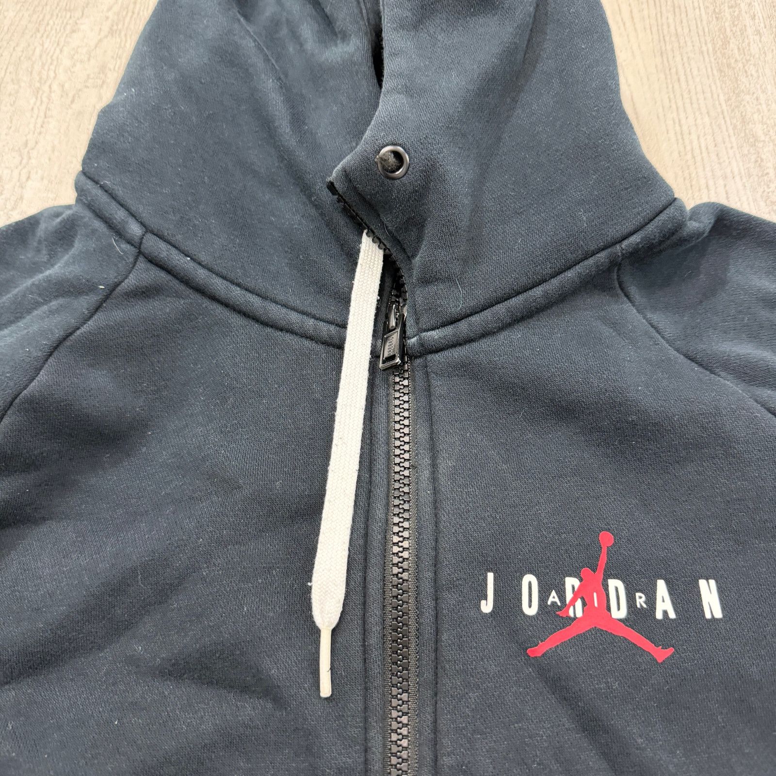 Jordan Brand Air Jordan Hoodie Men's Small Black Red Fill Zip Sweatshirt Size US S / EU 44-46 / 1 - 5 Thumbnail