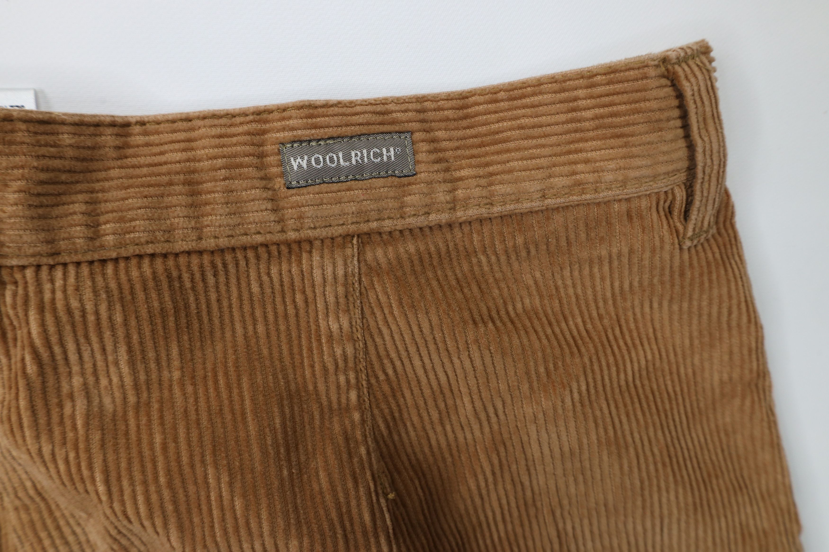 Vintage × Woolrich Woolen Mills Vintage 90s Woolrich Tapered Leg Corduroy Chino Pants Brown Size 36" / US 14 / IT 50 - 11 Thumbnail
