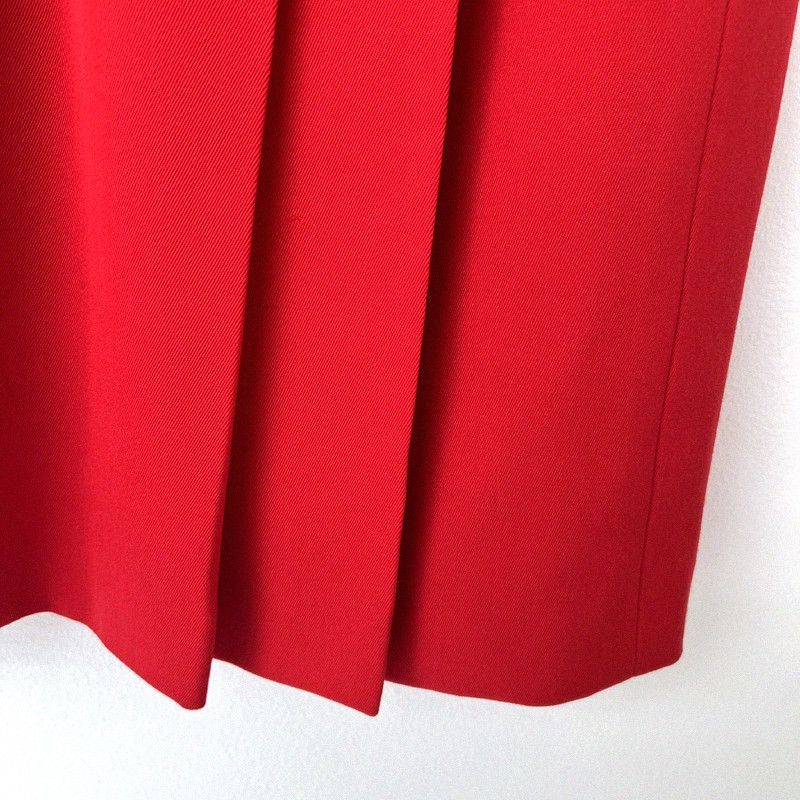 Celine Celine Vintage Carriage Buckle Belt Red Skirt Size 27" / US 4 / IT 40 - 7 Thumbnail