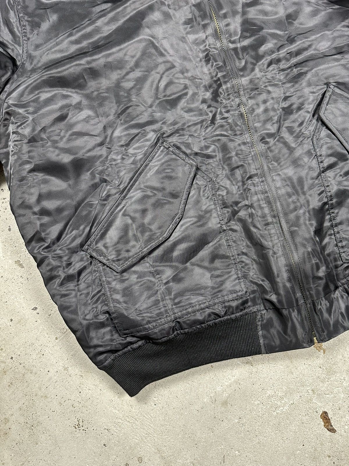 Vintage ‼️ Vintage 90s Black Boxy Bomber Jacket Nylon Rare Size US XL / EU 56 / 4 - 6 Thumbnail