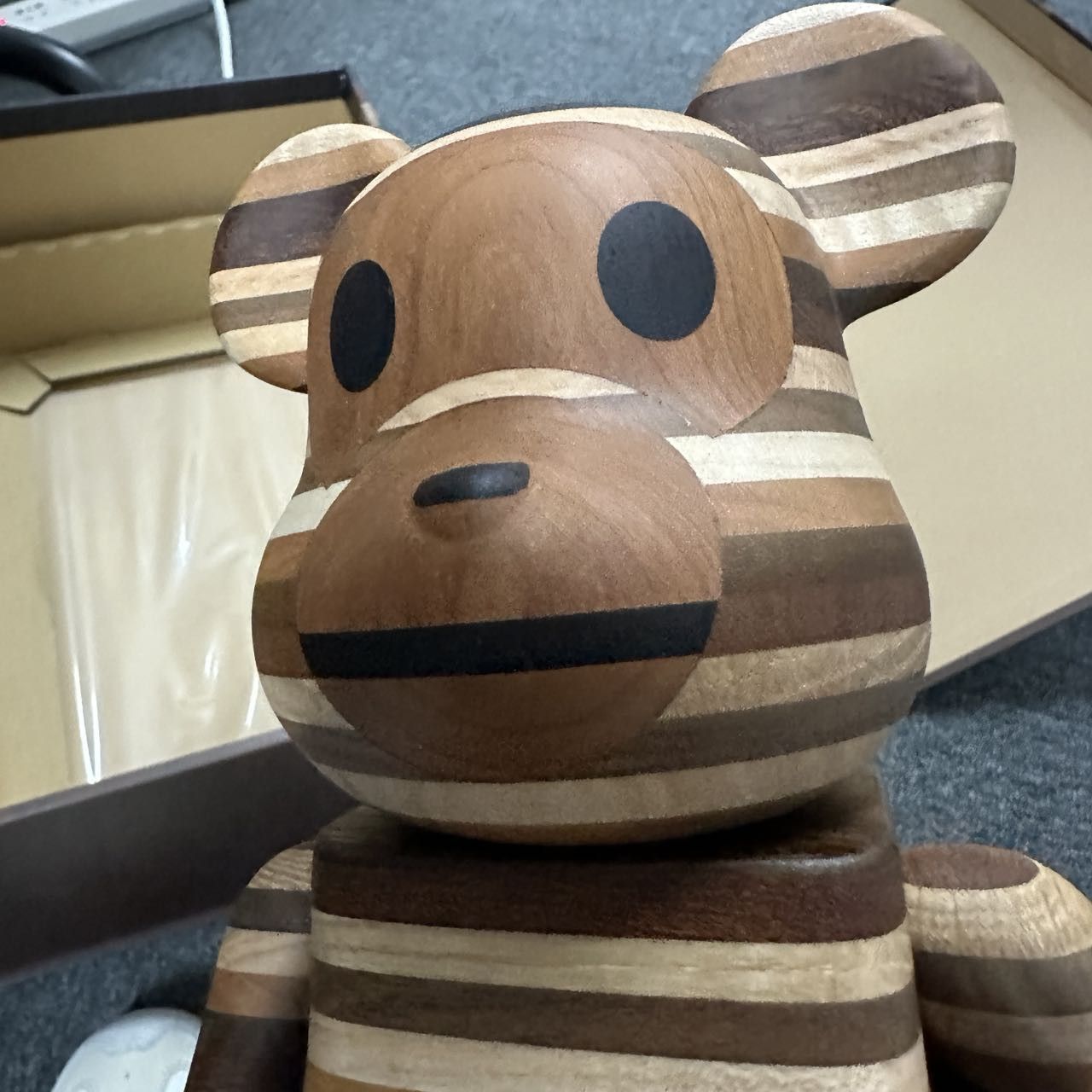 Bape × Medicom Toy Bape x Bearbrick Baby Milo Karimoku Horizon 400% Size ONE SIZE - 4 Thumbnail