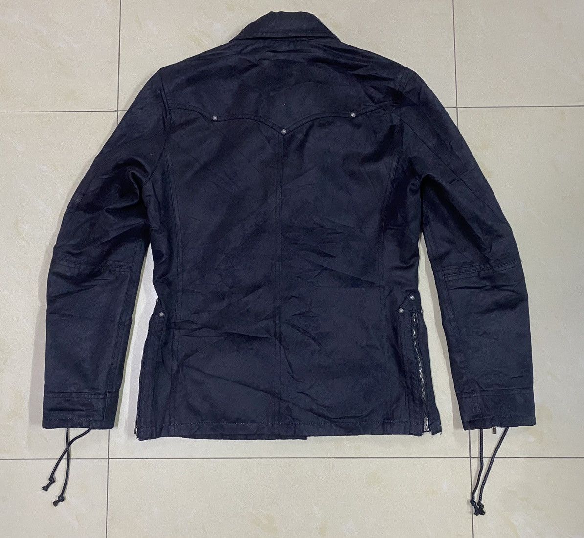 If Six Was Nine Schlussel Punk Bondage Suede Cotton Jacket Size US M / EU 48-50 / 2 - 2 Thumbnail