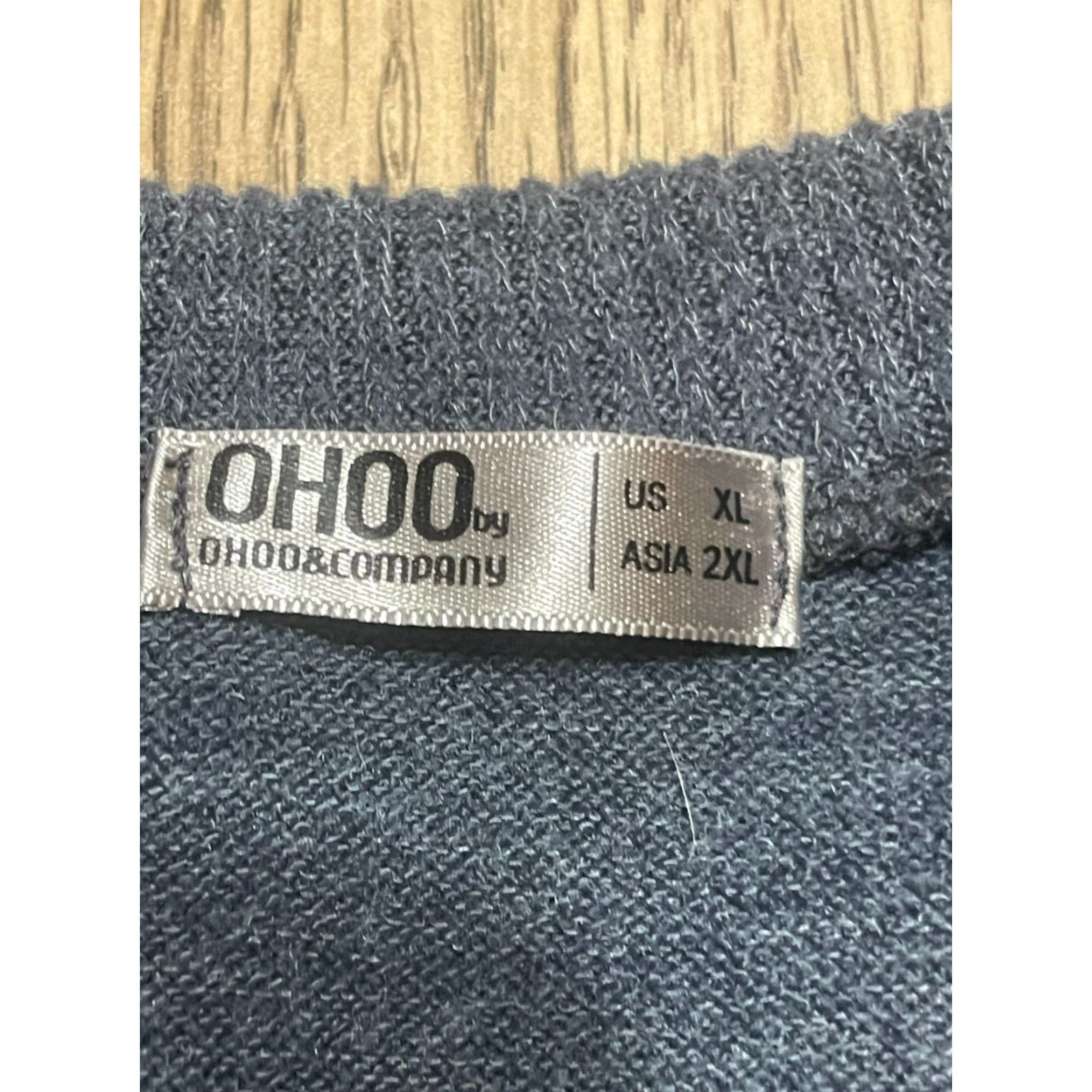 Vintage Ohoo Sweater Vest Men XL Green Blue Sleeveless V-Neck Casual Regular Size US XL / EU 56 / 4 - 6 Thumbnail