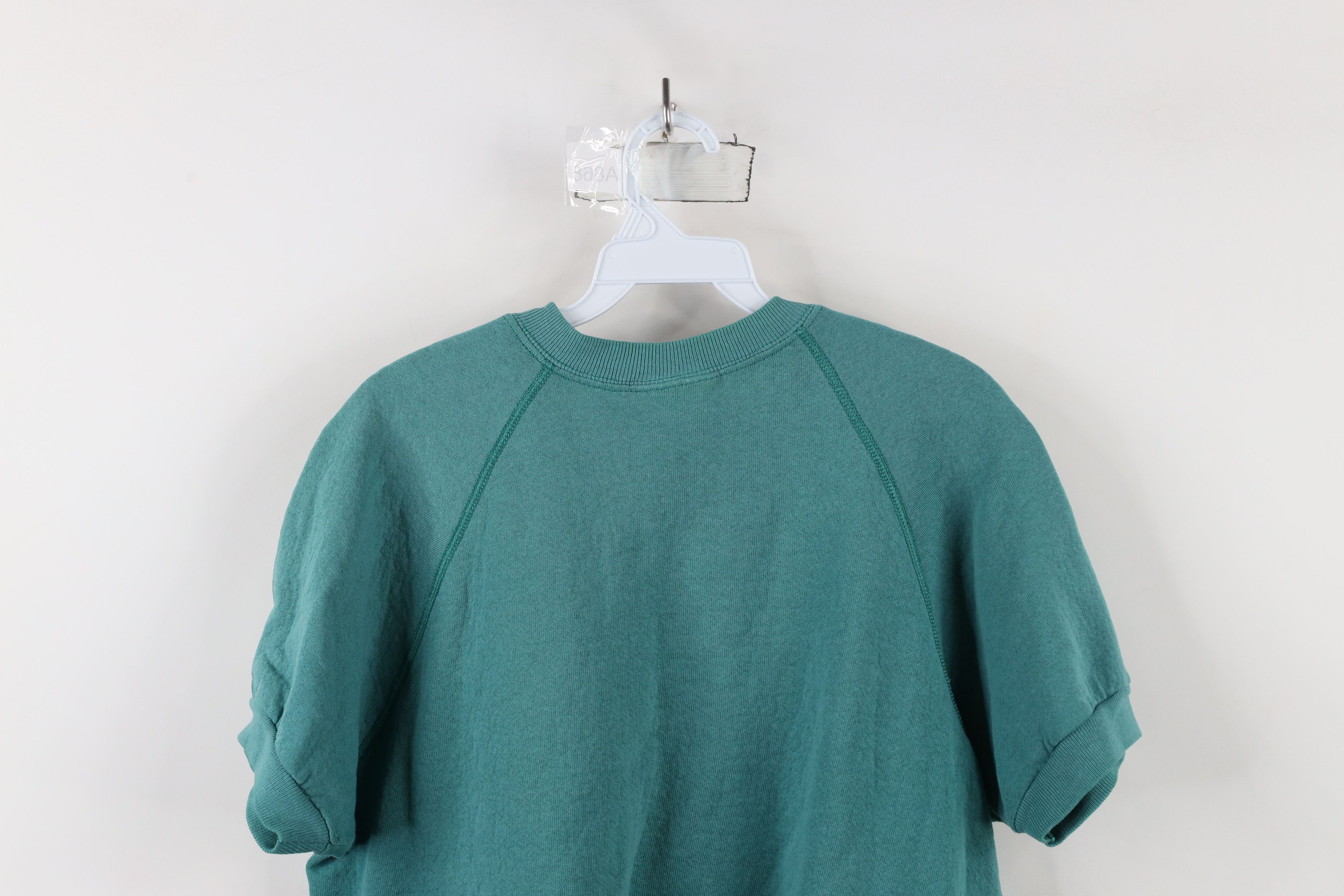 Vintage Vintage 90s Streetwear Flower Short Sleeve Sweatshirt Size L / US 10 / IT 46 - 11 Thumbnail