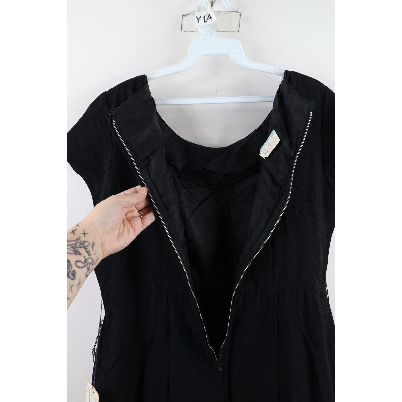Vintage Deadstock Vintage 50s 60s Rayon Blend Dress Size XXL / US 16-18 / IT 52-54 - 12 Thumbnail