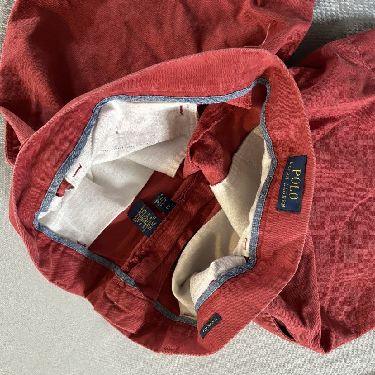 Polo Ralph Lauren Polo Ralph Lauren classic fit shorts red 34 streetwear Size US 34 / EU 50 - 5 Thumbnail