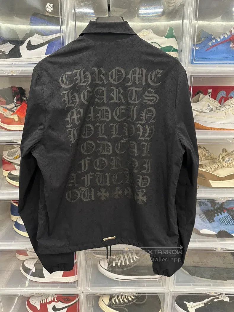 Chrome Hearts CHROME HEARTS Size M Black dark coach jacket Size US M / EU 48-50 / 2 - 3 Thumbnail